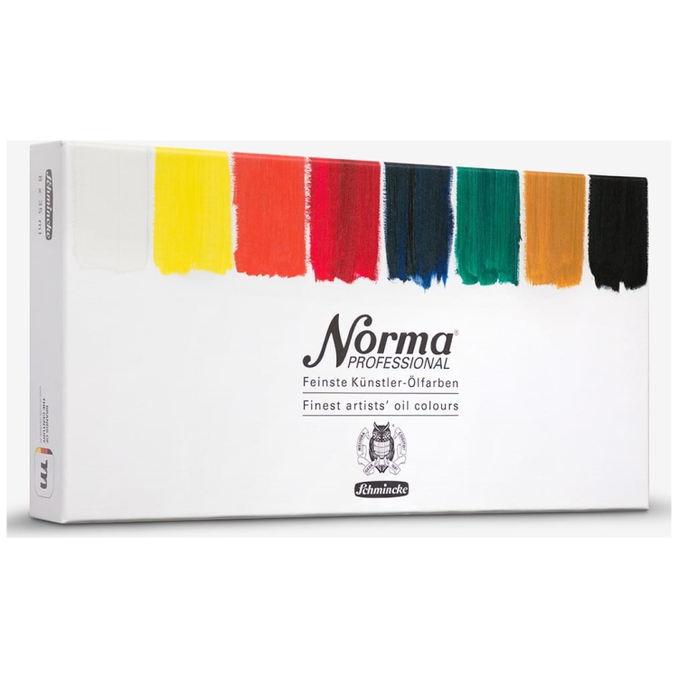 771100 1 SCHMINCKE NORMA OIL PAINT SET, 8 X 35 ML - Image 1