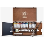 SCHMINCKE NORMA OIL WOODEN BOX, 15X35 ML, W 120 ML