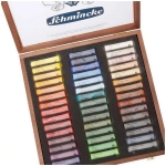 SCHMINCKE PASTEL WOODEN BOX SET,45PASTELS, ASSORTED