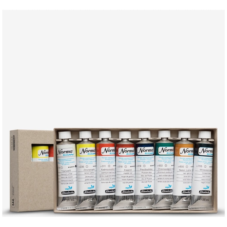 SCHMINCKE NORMA OIL PAINT SET, 8 X 35 ML - Image 3