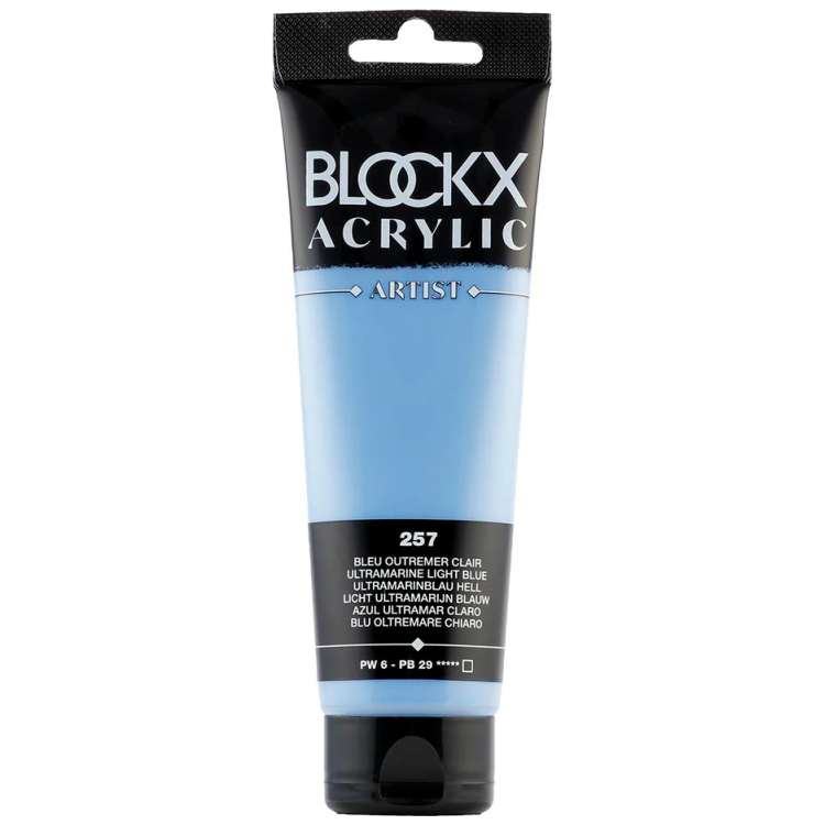 BLOCKX ACRYLIC PAINT ULTRAMARINE BLUE LIGHT 120M 60257BXC - Image 1
