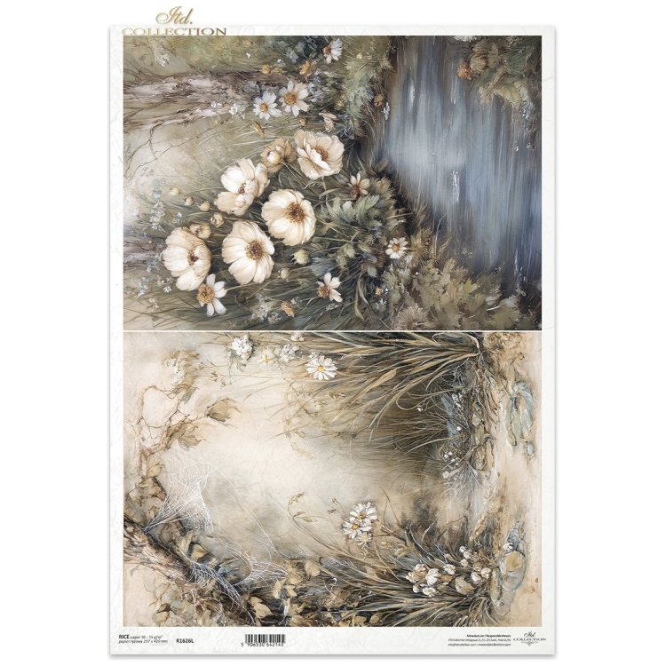 R1626L ITD COLLECTION DECOUPAGE RICE PAPER A3 - R1626L - Image 1