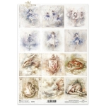 ITD COLLECTION DECOUPAGE RICE PAPER A4 - R2755