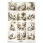 ITD COLLECTION DECOUPAGE RICE PAPER A4 - R2780