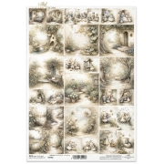 ITD COLLECTION DECOUPAGE RICE PAPER A4 - R2788