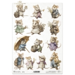 ITD COLLECTION DECOUPAGE RICE PAPER A4 - R2790