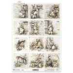 ITD COLLECTION DECOUPAGE RICE PAPER A4 - R2791