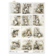 ITD COLLECTION DECOUPAGE RICE PAPER A4 - R2791