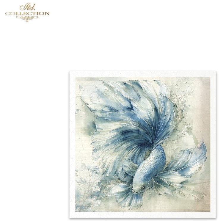 ITD COLLECTION MINI RICE PAPER K-CT 6PCS 14.8X14.8CM - RSM224 - Image 6