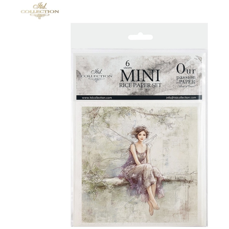 RSM226 1 ITD COLLECTION MINI RICE PAPER K-CT 6PCS 14.8X14.8CM - RSM226 - Image 1