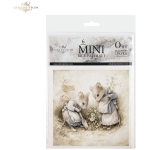 ITD COLLECTION MINI RICE PAPER K-CT 6PCS 14.8X14.8CM - RSM234