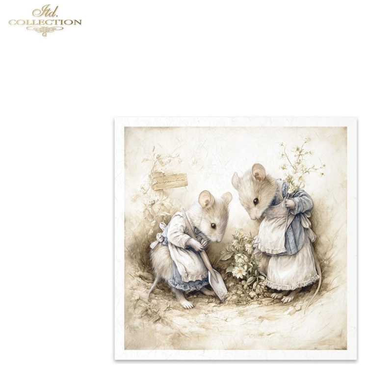 ITD COLLECTION MINI RICE PAPER K-CT 6PCS 14.8X14.8CM - RSM234 - Image 7
