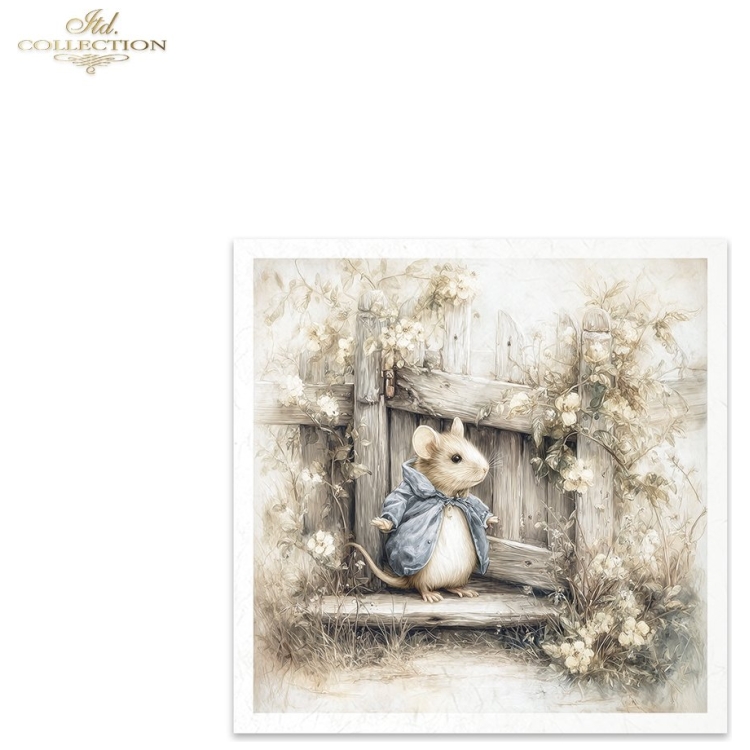ITD COLLECTION MINI RICE PAPER K-CT 6PCS 14.8X14.8CM - RSM234 - Image 6