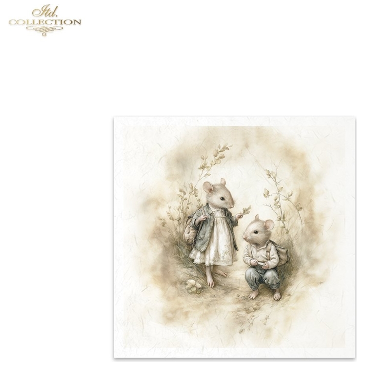 ITD COLLECTION MINI RICE PAPER K-CT 6PCS 14.8X14.8CM - RSM237 - Image 2