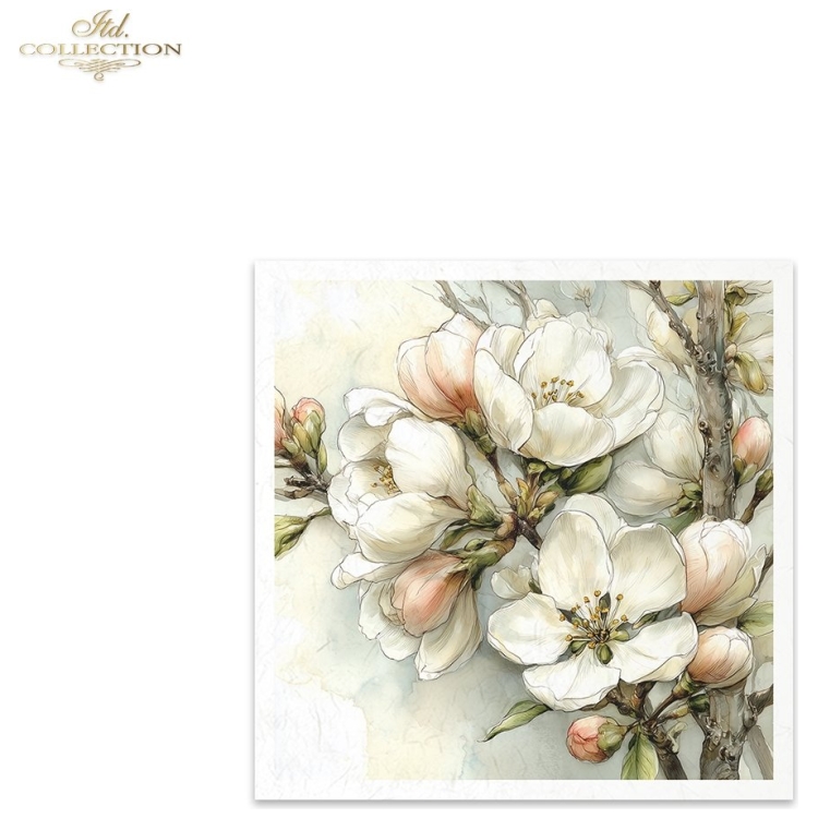 ITD COLLECTION MINI RICE PAPER K-CT 6PCS 14.8X14.8CM - RSM243 - Image 7
